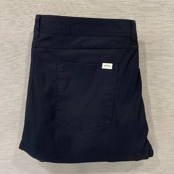 Orvis Fleece Lined Tech Pants Mens 40 x 30 Black Water Repellent Insulated - Picture 6 of 13